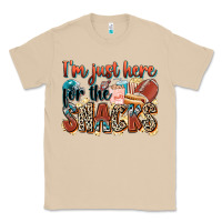 Mushroom i'm just here for the snacks american football Classic Tee - Zillion Design Studio