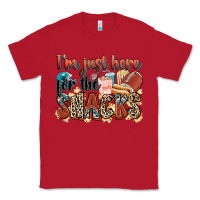 Red i'm just here for the snacks american football Classic Tee - Zillion Design Studio