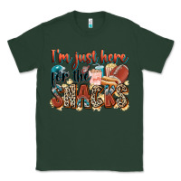 Sports Green i'm just here for the snacks american football Classic Tee - Zillion Design Studio