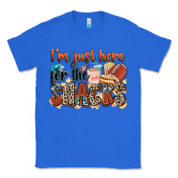 True Royal i'm just here for the snacks american football Classic Tee - Zillion Design Studio