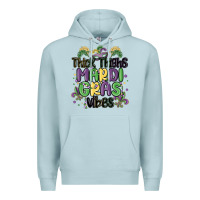Blue Mist thick thighs mardi gras vibes Premium Hoodie - MaliasSmallBusiness