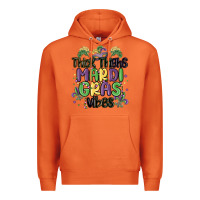 Carrot thick thighs mardi gras vibes Premium Hoodie - MaliasSmallBusiness