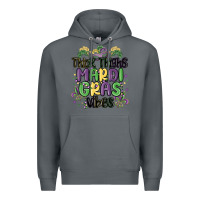 Rock thick thighs mardi gras vibes Premium Hoodie - MaliasSmallBusiness