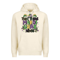 Tofu thick thighs mardi gras vibes Premium Hoodie - MaliasSmallBusiness