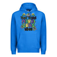 True Royal thick thighs mardi gras vibes Premium Hoodie - MaliasSmallBusiness