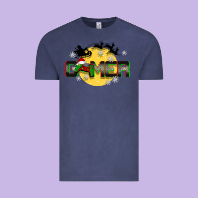 Christmas Gamer Vintage Tee Designed By Barkaloodesign