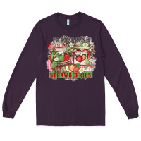 Plum farm fresh strawberries Long Sleeve Tee - Zillion Design Studio