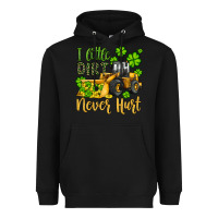 Black a little dirt never hurt st patricks bulldozer Heavyweight Hoodie - JahusDesignShop