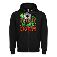 Black friday night lights soccer Zipper Hoodie - Zillion Design Studio