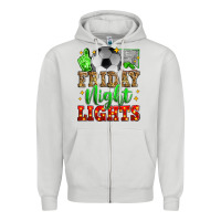 Dove Grey friday night lights soccer Zipper Hoodie - Zillion Design Studio