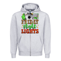 Heather Grey friday night lights soccer Zipper Hoodie - Zillion Design Studio