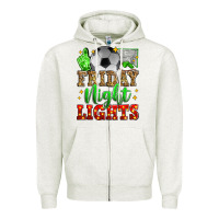 Oatmeal Heather friday night lights soccer Zipper Hoodie - Zillion Design Studio