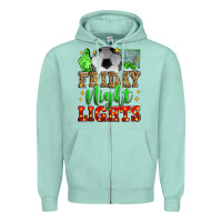 Seafoam friday night lights soccer Zipper Hoodie - Zillion Design Studio