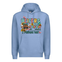 Colony Blue heifers be trippin' Premium Hoodie - MaliasSmallBusiness