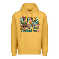 Mustard heifers be trippin' Premium Hoodie - MaliasSmallBusiness