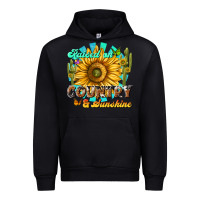 Black raised on country  sunshine Urban Hoodie - NancyCooperArtShop