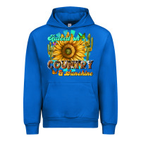 Cobalt raised on country  sunshine Urban Hoodie - NancyCooperArtShop