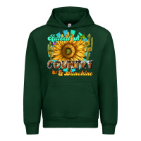 Forest Green raised on country  sunshine Urban Hoodie - NancyCooperArtShop