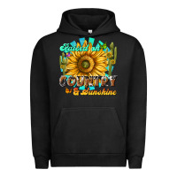 Pigment Black raised on country  sunshine Urban Hoodie - NancyCooperArtShop