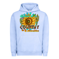 Pigment Grape Ice raised on country  sunshine Urban Hoodie - NancyCooperArtShop