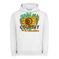Pigment Lunar Rock raised on country  sunshine Urban Hoodie - NancyCooperArtShop