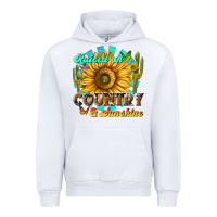 White raised on country  sunshine Urban Hoodie - NancyCooperArtShop