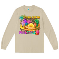 Mushroom farm fresh pineapple Long Sleeve Tee - Zillion Design Studio