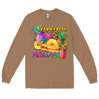 Toasted Coconut farm fresh pineapple Long Sleeve Tee - Zillion Design Studio