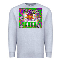 Heather Grey Wicked cute halloween Premium Sweatshirt - Artiststas