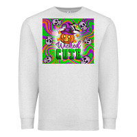 Oatmeal Heather Wicked cute halloween Premium Sweatshirt - Artiststas