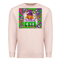 Pale Pink Wicked cute halloween Premium Sweatshirt - Artiststas