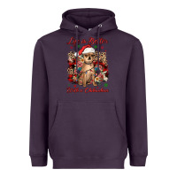 Plum christmas life is better with a chihuahua Heavyweight Hoodie - JahusDesignShop