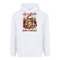 White christmas life is better with a chihuahua Heavyweight Hoodie - JahusDesignShop