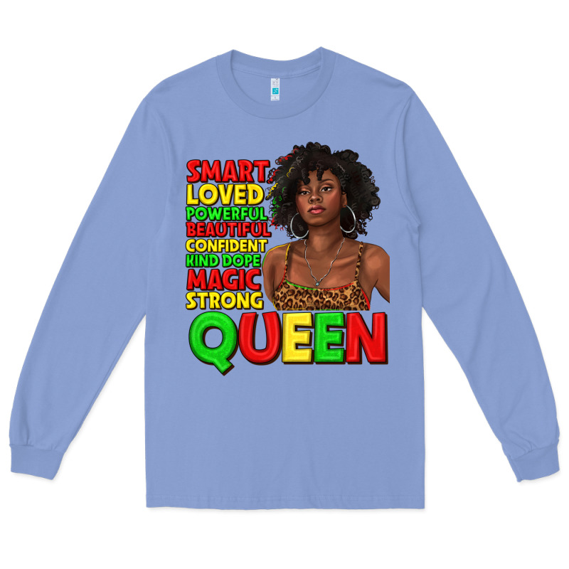 Black Queen Quotes Juneteenth Long Sleeve Tee by texasbilliewilder | Teevron