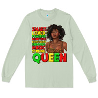 Matcha black queen quotes juneteenth Long Sleeve Tee - texasbilliewilder