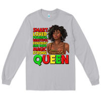 Moon Dust black queen quotes juneteenth Long Sleeve Tee - texasbilliewilder