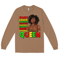 Toasted Coconut black queen quotes juneteenth Long Sleeve Tee - texasbilliewilder