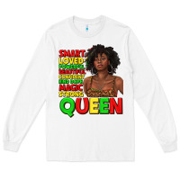 White black queen quotes juneteenth Long Sleeve Tee - texasbilliewilder