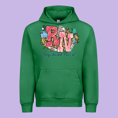 Rn Registered Nurse Western Urban Hoodie Designed By Nancycooperartshop