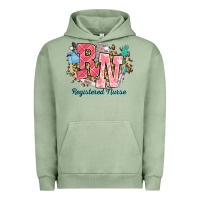Pigment Oil Green rn registered nurse western Urban Hoodie - NancyCooperArtShop