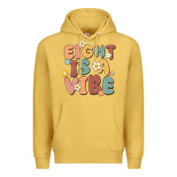 Antique Gold eight is a vibe Premium Hoodie - MaliasSmallBusiness