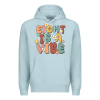 Blue Mist eight is a vibe Premium Hoodie - MaliasSmallBusiness