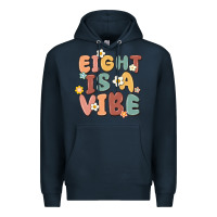 Navy eight is a vibe Premium Hoodie - MaliasSmallBusiness