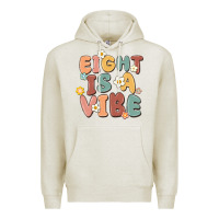 Oatmeal Heather eight is a vibe Premium Hoodie - MaliasSmallBusiness