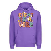 Purple eight is a vibe Premium Hoodie - MaliasSmallBusiness