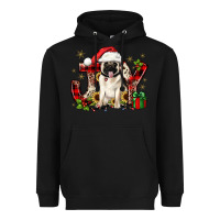 Black christmas joy pug Heavyweight Hoodie - JahusDesignShop