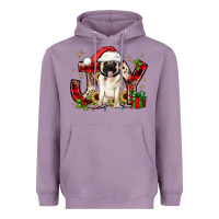 Lavender christmas joy pug Heavyweight Hoodie - JahusDesignShop
