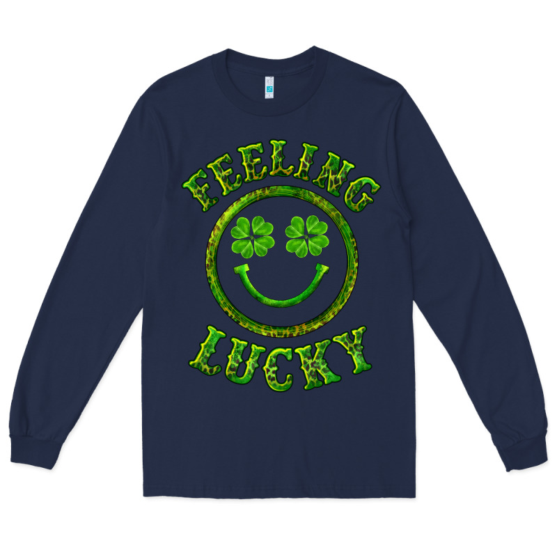 Feeling Lucky With Leopard Long Sleeve Tee by RanaPortraitStore | Teevron