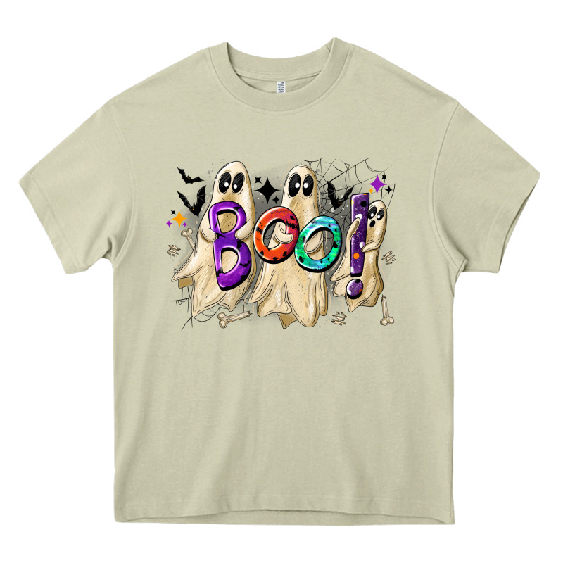 Boo Heavy Core Tee by CowhideDigitalArt | Teevron
