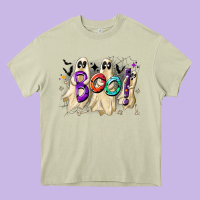 Boo Heavy Core Tee Designed By Cowhidedigitalart